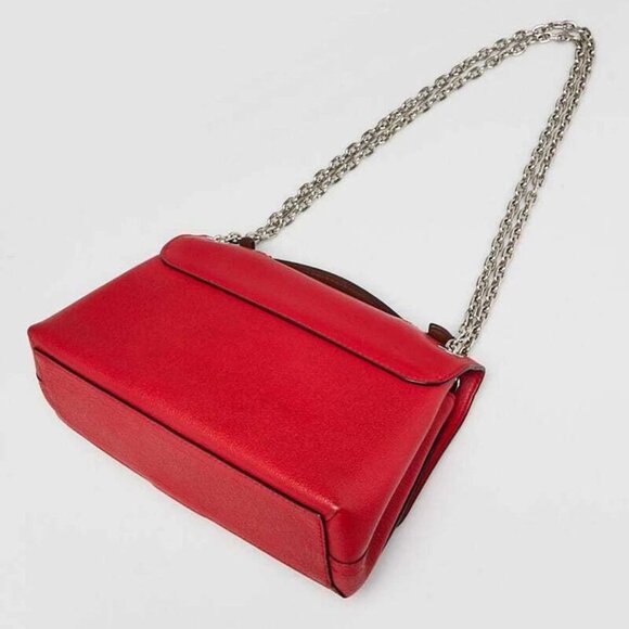 Louis Vuitton Rubis/Blue Monogram Leather Very Chain Bag - Picture 2 of 11